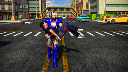 Superhero Iron Steel Robot - Rescue Mission ۲۰۲۰ - عکس بازی موبایلی اندروید