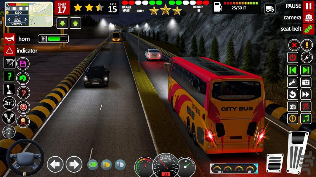 بازی ماشین اتوبوس - عکس بازی موبایلی اندروید