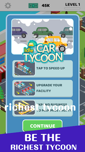 Idle Car Tycoon - Gameplay image of android game