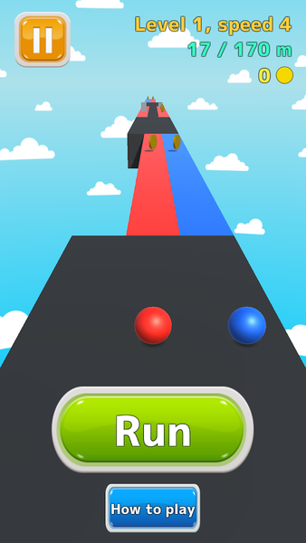 Balls Run - عکس بازی موبایلی اندروید
