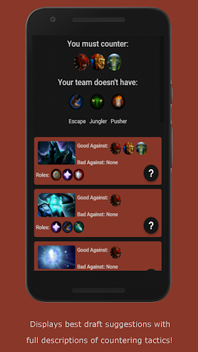 Counter Pick Mastery for Dota ۲ - عکس برنامه موبایلی اندروید