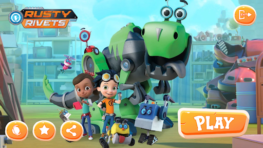 Rusty Rivets Adventure Game - Gameplay image of android game