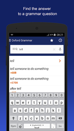 Oxford Learner’s Quick Grammar - Image screenshot of android app