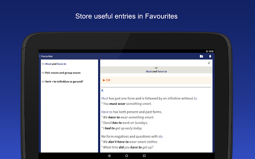 Oxford Learner’s Quick Grammar - Image screenshot of android app