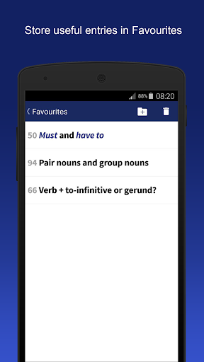 Oxford Learner’s Quick Grammar - Image screenshot of android app