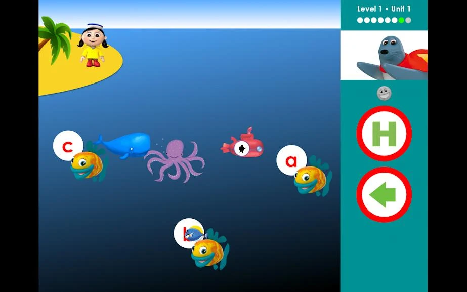 Oxford Phonics World: School - Gameplay image of android game