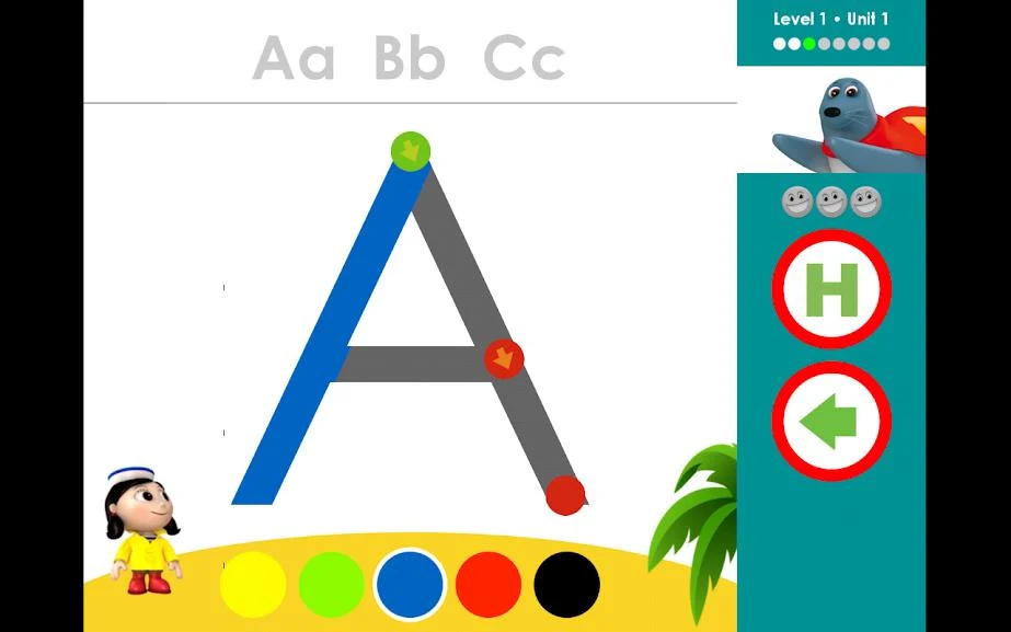 Oxford Phonics World: School - Gameplay image of android game