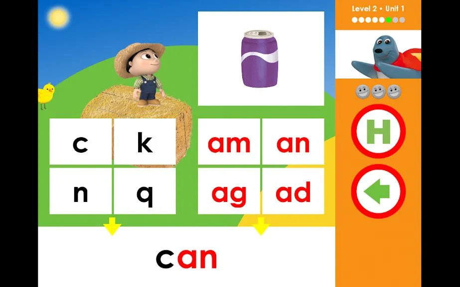 Oxford Phonics World: School - Gameplay image of android game