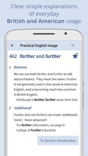 Practical English Usage 4e - Image screenshot of android app