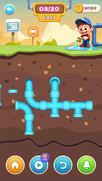 Pipe Mania - عکس بازی موبایلی اندروید