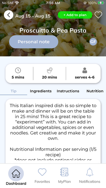 Mindful Menu - عکس برنامه موبایلی اندروید