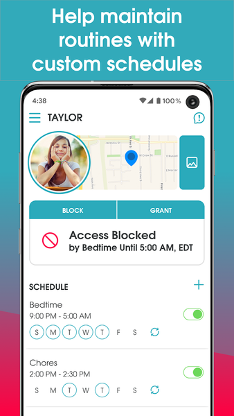 OurPact – Parental Control App - عکس برنامه موبایلی اندروید