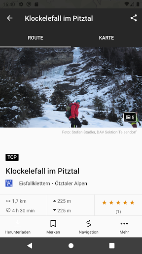alpenvereinaktiv - عکس برنامه موبایلی اندروید