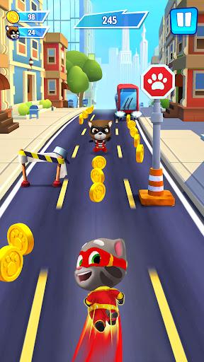 Talking Tom Hero Dash - Gameplay image of android game