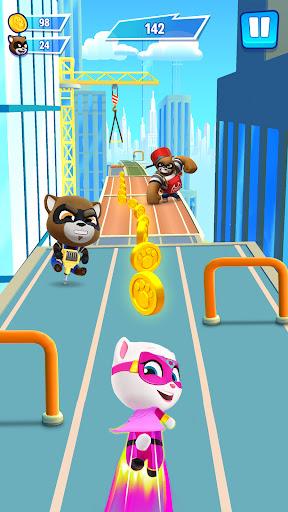 Talking Tom Hero Dash - Gameplay image of android game