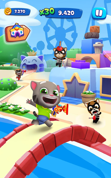 Talking Tom Blast Park - عکس برنامه موبایلی اندروید
