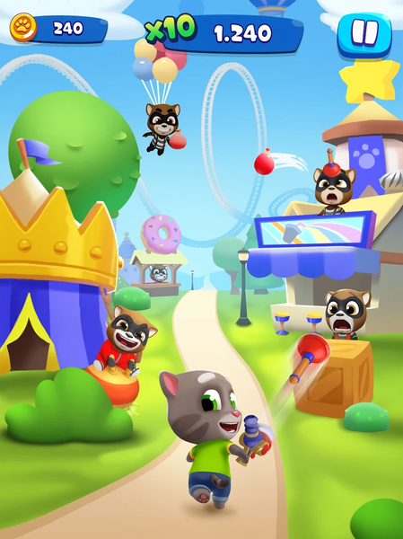 Talking Tom Blast Park - عکس برنامه موبایلی اندروید
