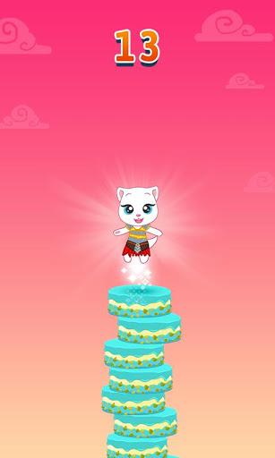 Talking Tom Cake Jump - Gameplay image of android game