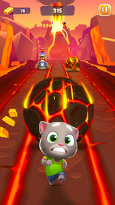 Talking Tom Gold Run 2 - Gameplay image of android game