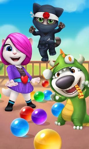 Talking Tom Bubble Shooter - Gameplay image of android game