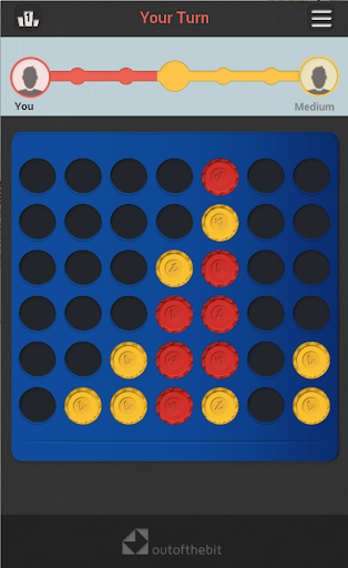 Four In A Row - Classic Board - Gameplay image of android game
