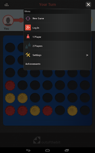 Four In A Row - Classic Board - Gameplay image of android game