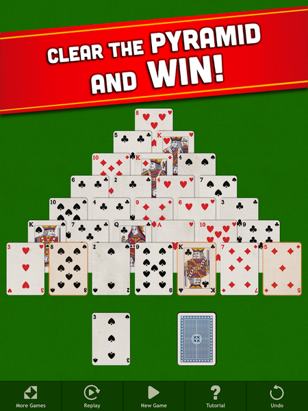 Pyramid Solitaire - Gameplay image of android game