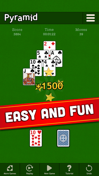 Pyramid Solitaire - Gameplay image of android game
