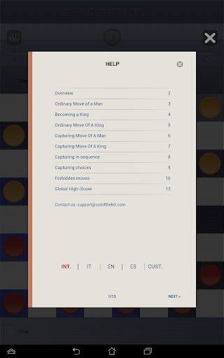 Checkers - Classic Board Games - Gameplay image of android game