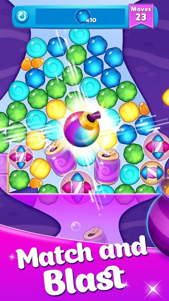 Crafty Candy Blast - Sweet Puzzle Game - Gameplay image of android game