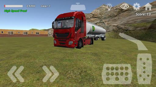 Truck Simulation & Race 3D II - Gameplay image of android game