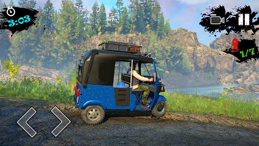 Offroad Tuk Tuk Auto Rickshaw - Gameplay image of android game