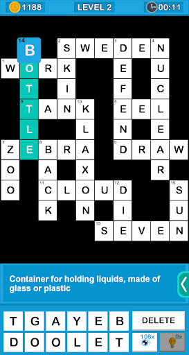 Crossword Puzzle Free Games 2020 - عکس برنامه موبایلی اندروید