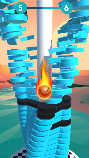 Stack Ball Smash 3D - Gameplay image of android game