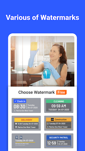 Marki: timestamp & GPS camera - Image screenshot of android app