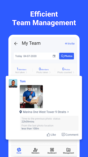 Marki: timestamp & GPS camera - Image screenshot of android app