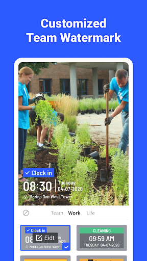 Marki: timestamp & GPS camera - Image screenshot of android app