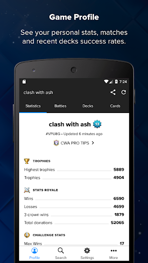 Stats Royale for Clash Royale - Image screenshot of android app
