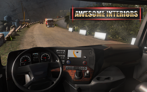 European Truck Simulator - Gameplay image of android game