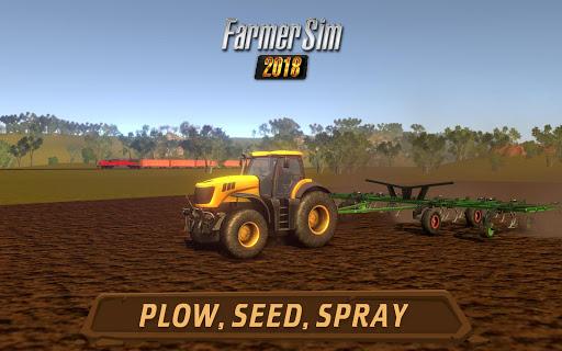 Farmer Sim ۲۰۱۸ - شبیه ساز مزرعه ۲۰۱۸ - عکس بازی موبایلی اندروید
