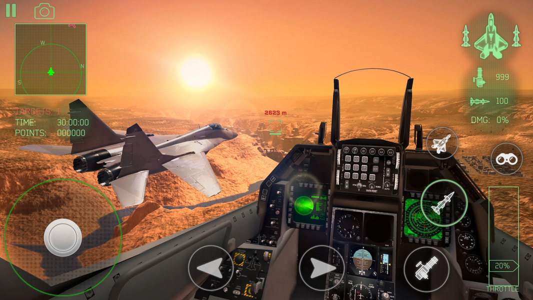 Fighter Jet Combat : Warzone - عکس بازی موبایلی اندروید