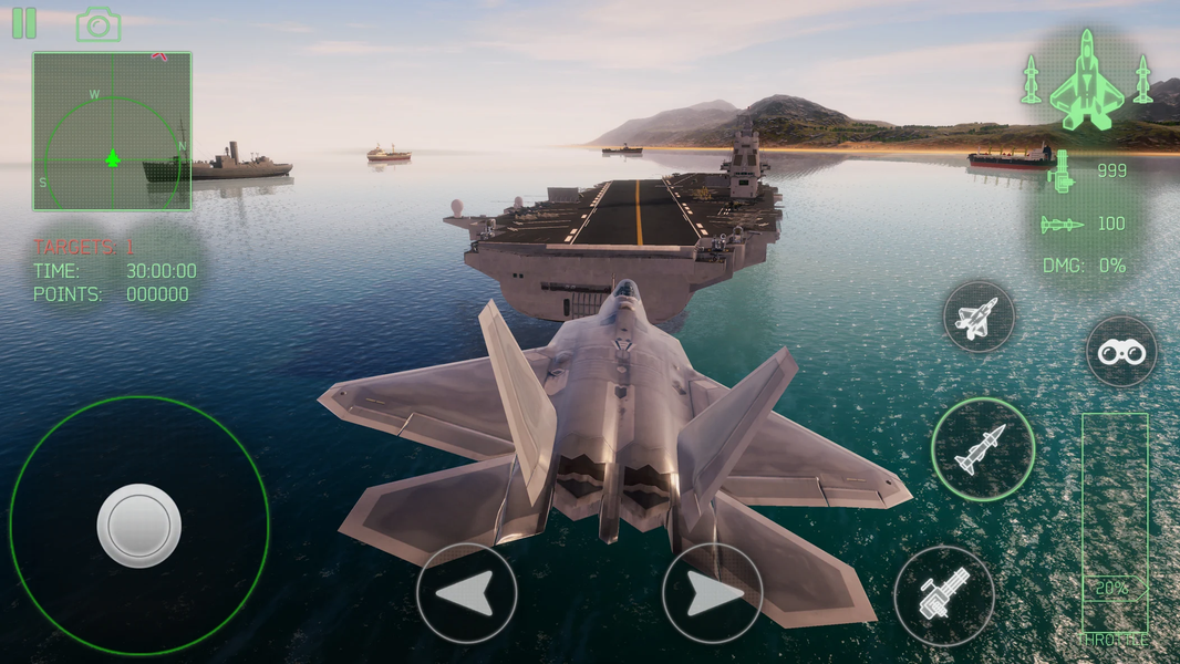 Fighter Jet Combat : Warzone - Gameplay image of android game