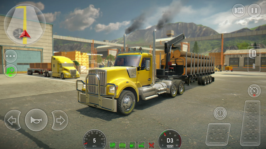 Truck Simulator Drive USA: EVO - Gameplay image of android game