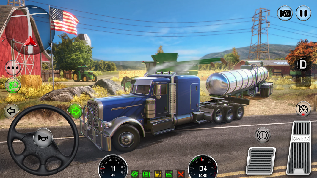 Truck Simulator Drive USA: EVO - Gameplay image of android game
