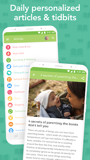 Ovia Parenting & Baby Tracker - Image screenshot of android app