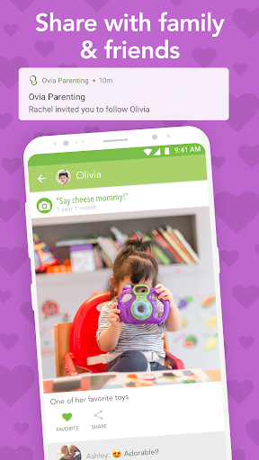 Ovia Parenting & Baby Tracker - Image screenshot of android app