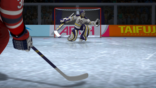 Ice Hockey shooting - Gameplay image of android game