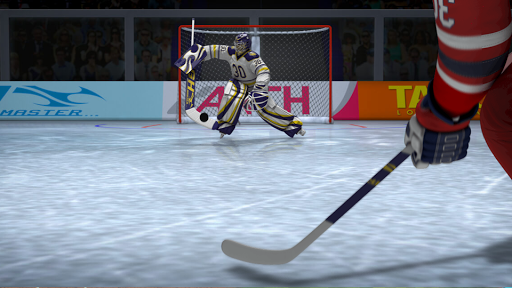 Ice Hockey shooting - Gameplay image of android game
