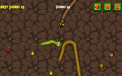 Snake Attack Survive - Gameplay image of android game