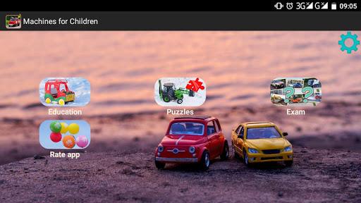 Machines for children - Image screenshot of android app